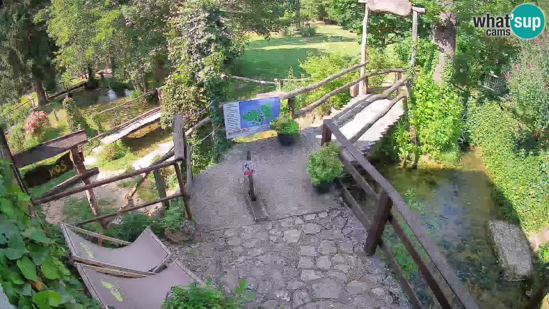 Jezera na reki Slunjčica v Rastokah