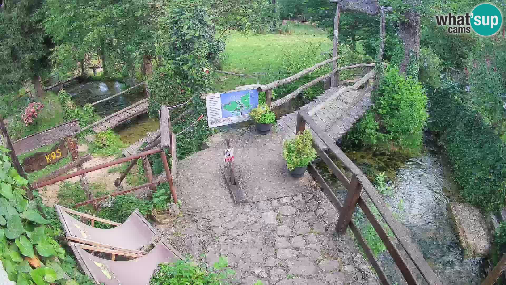 Jezera na reki Slunjčica v Rastokah