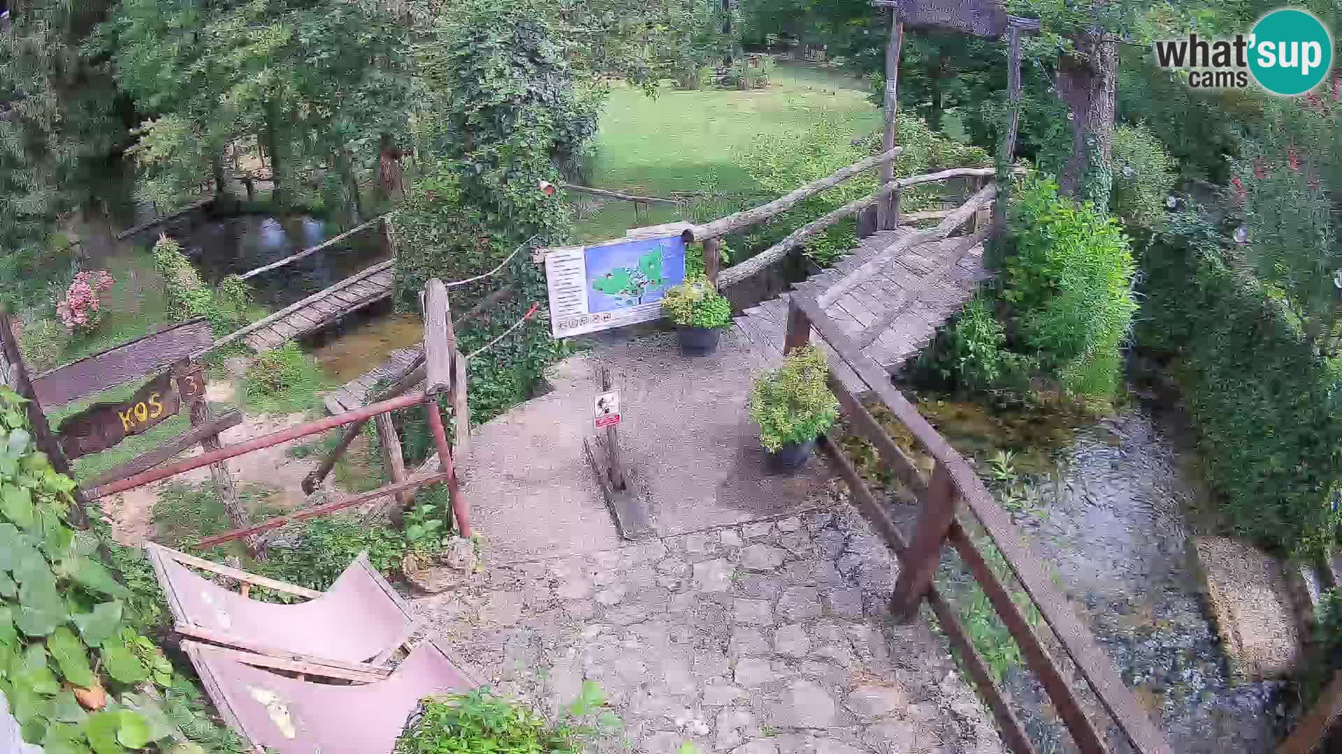 Jezera na rijeci Slunjčica u Rastokama