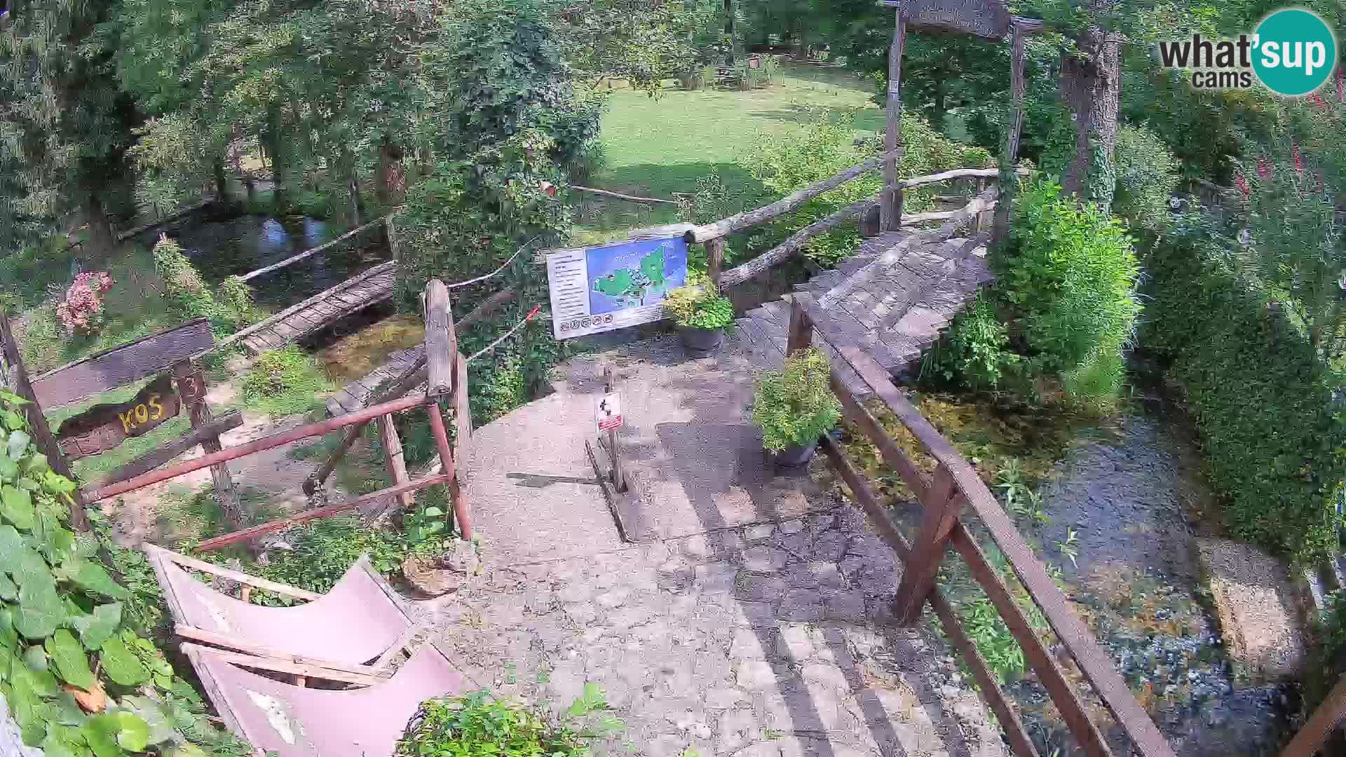 Jezera na reki Slunjčica v Rastokah