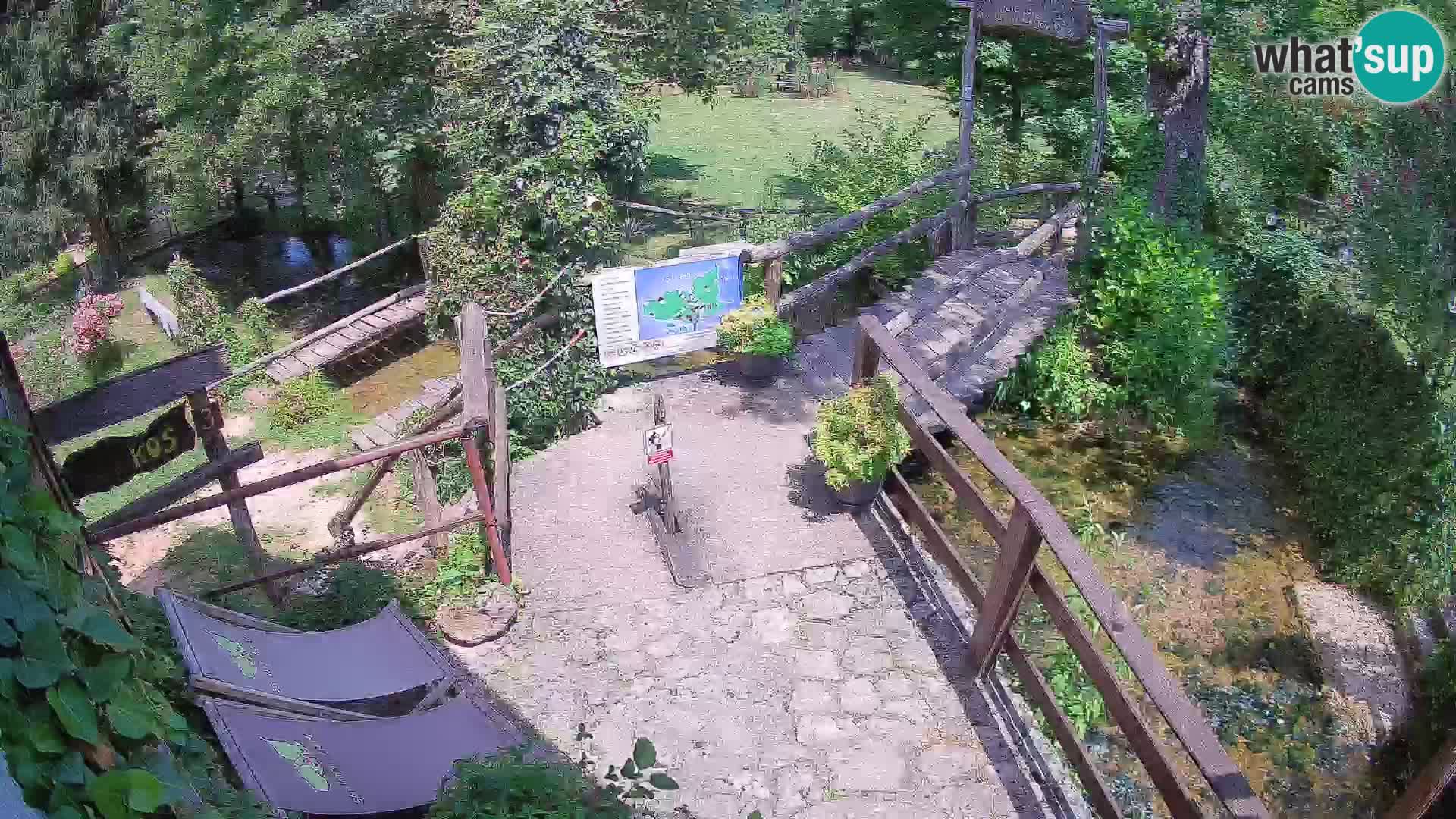 Jezera na reki Slunjčica v Rastokah