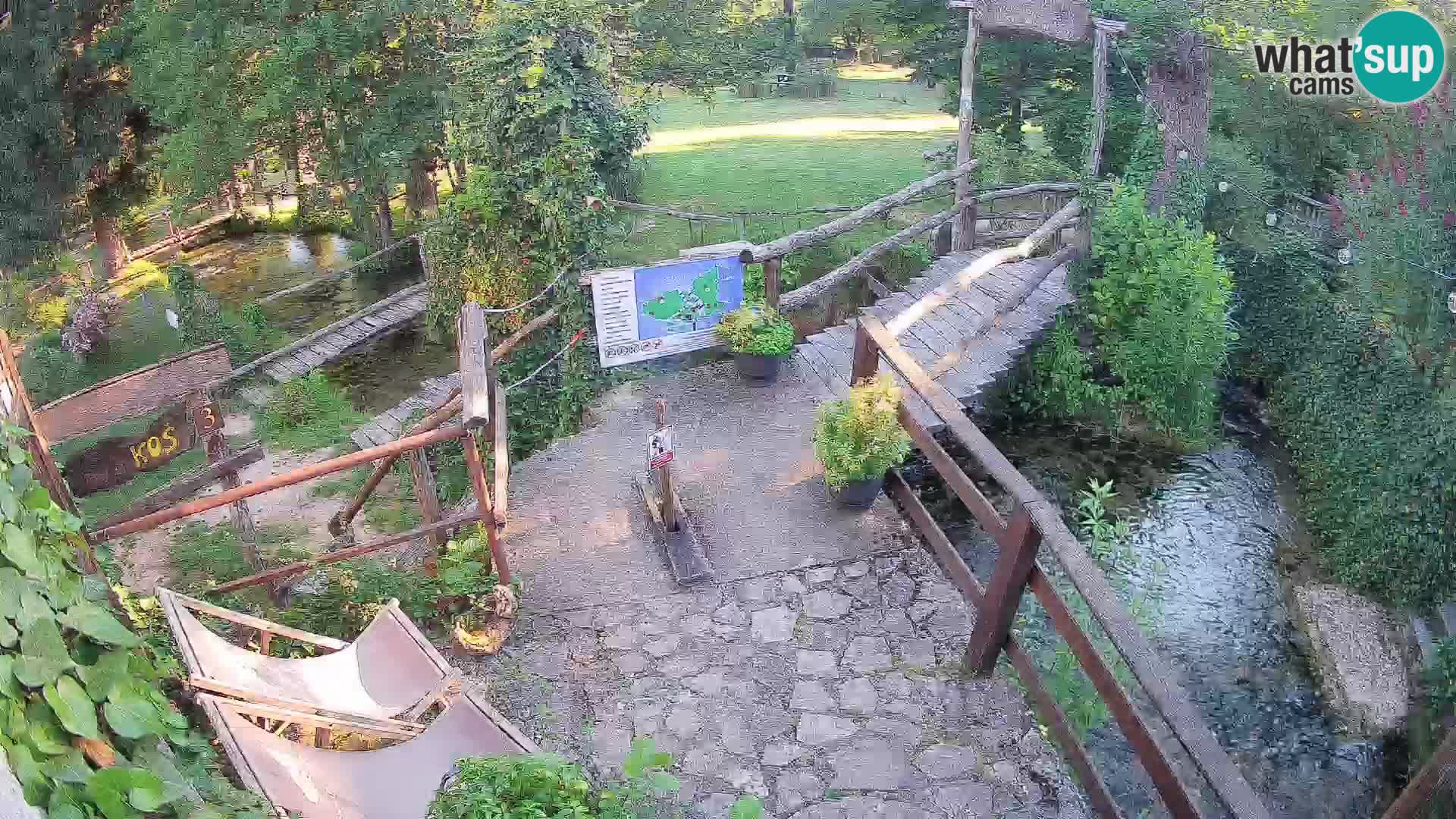 lagos en el río Slunjčica en Rastoke