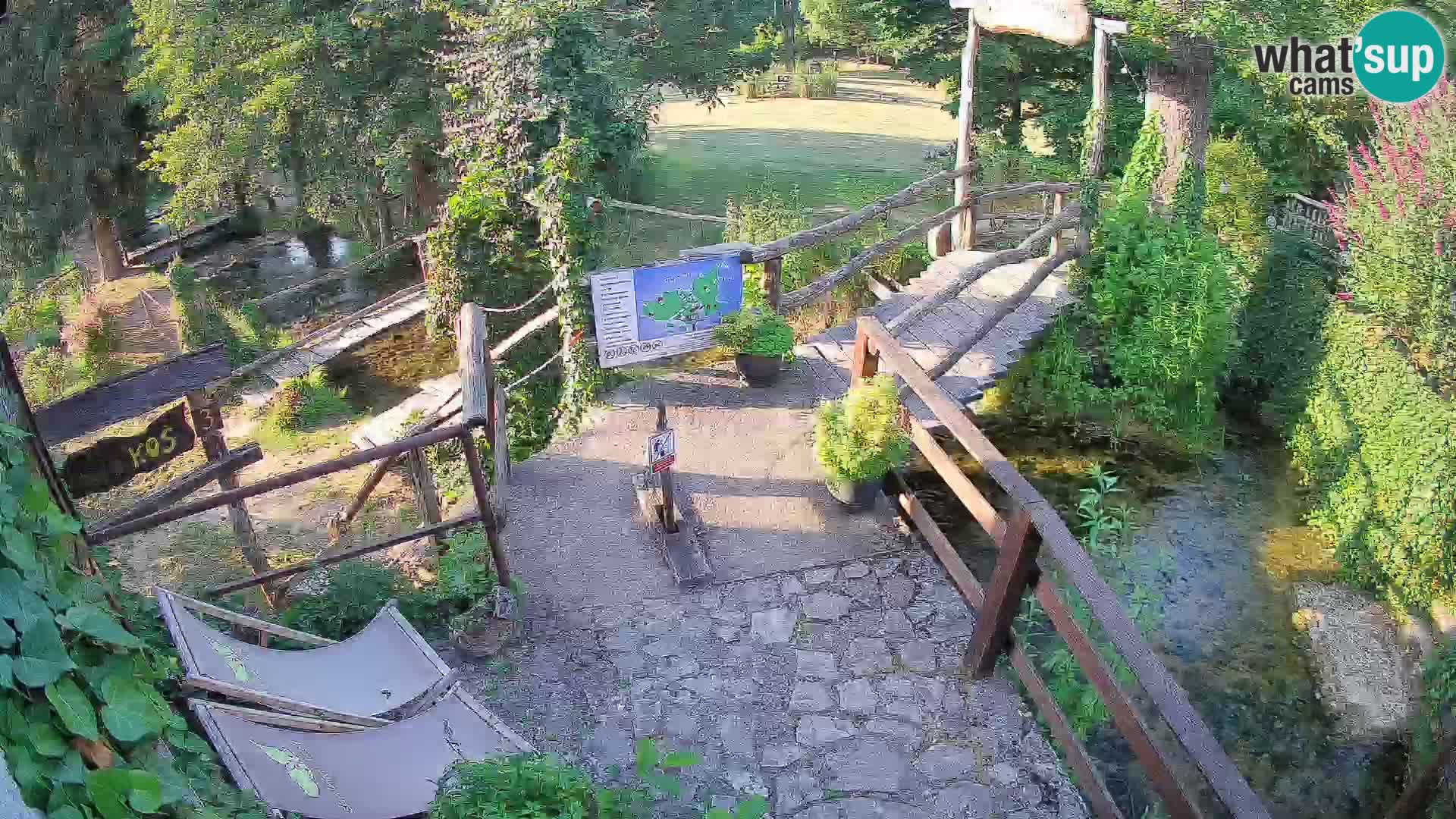 Jezera na reki Slunjčica v Rastokah