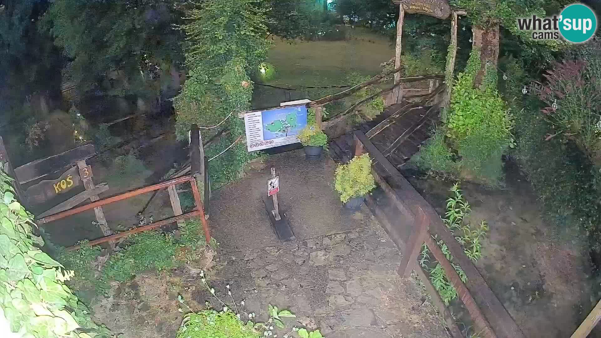 Jezera na reki Slunjčica v Rastokah