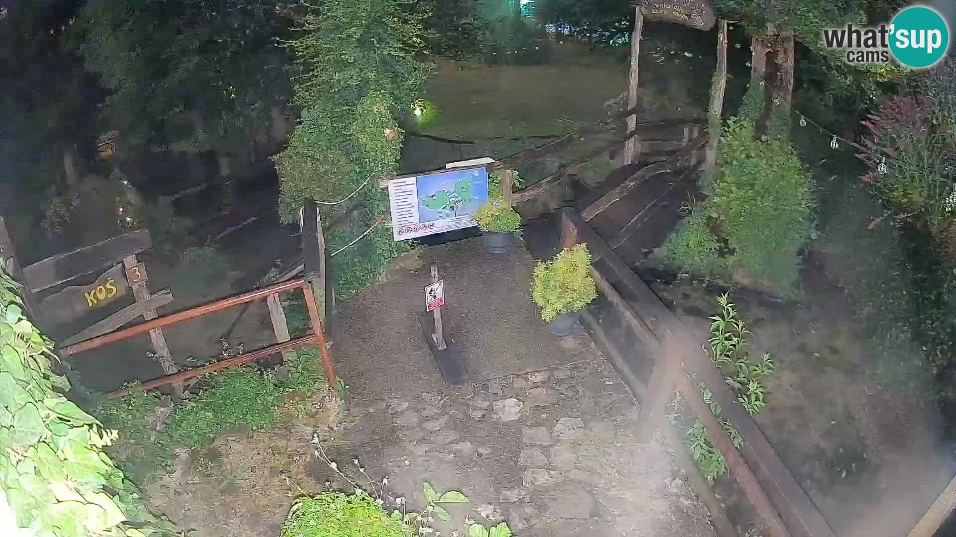 lagos en el río Slunjčica en Rastoke