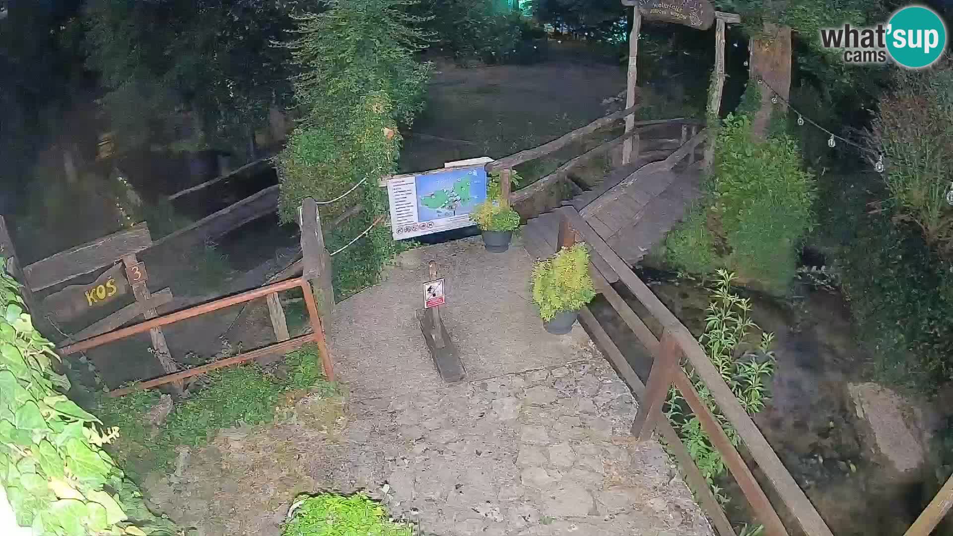 Jezera na reki Slunjčica v Rastokah