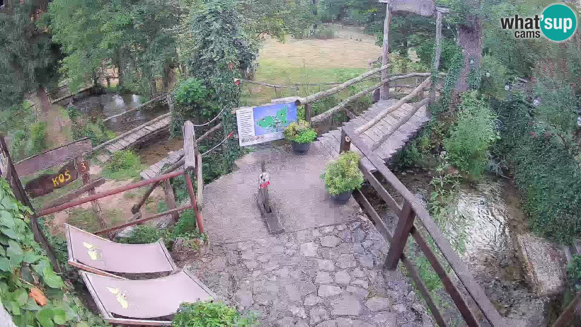 lagos en el río Slunjčica en Rastoke
