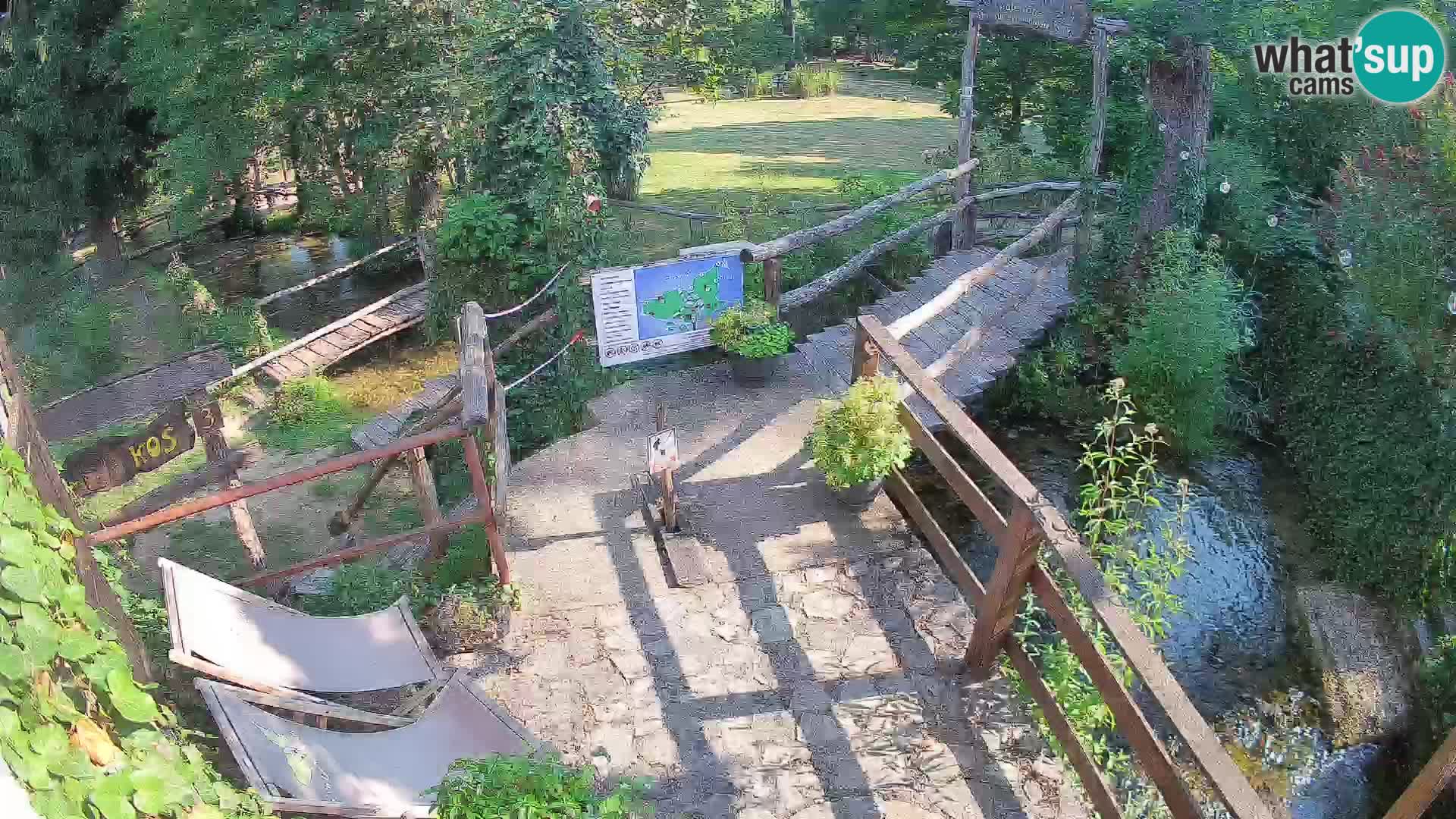 Jezera na reki Slunjčica v Rastokah