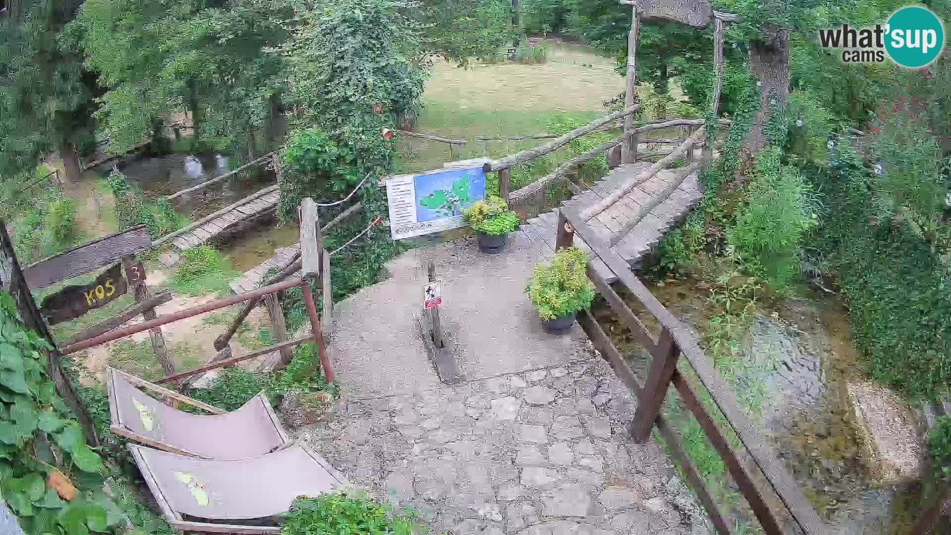 Jezera na reki Slunjčica v Rastokah