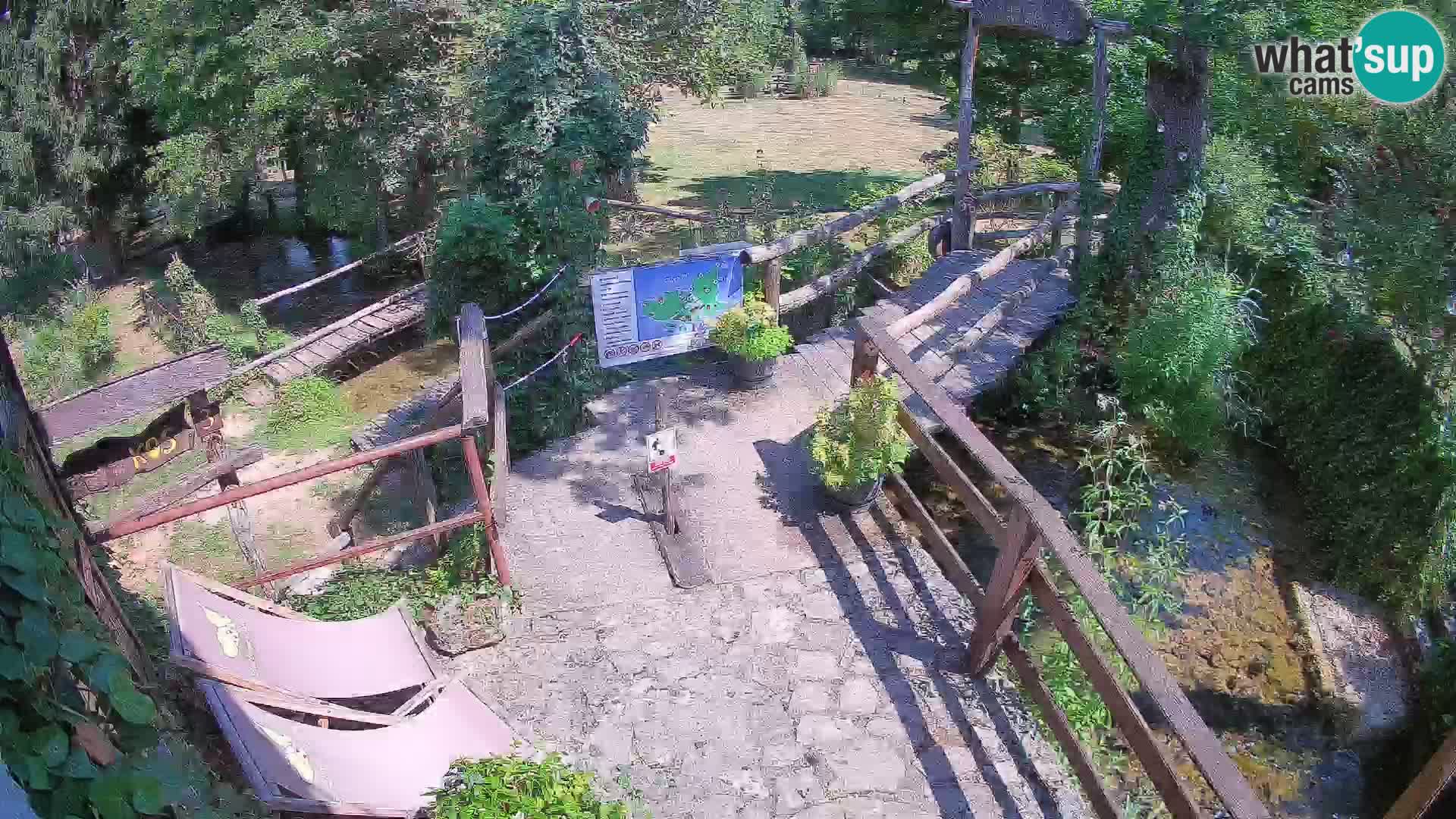 Jezera na reki Slunjčica v Rastokah