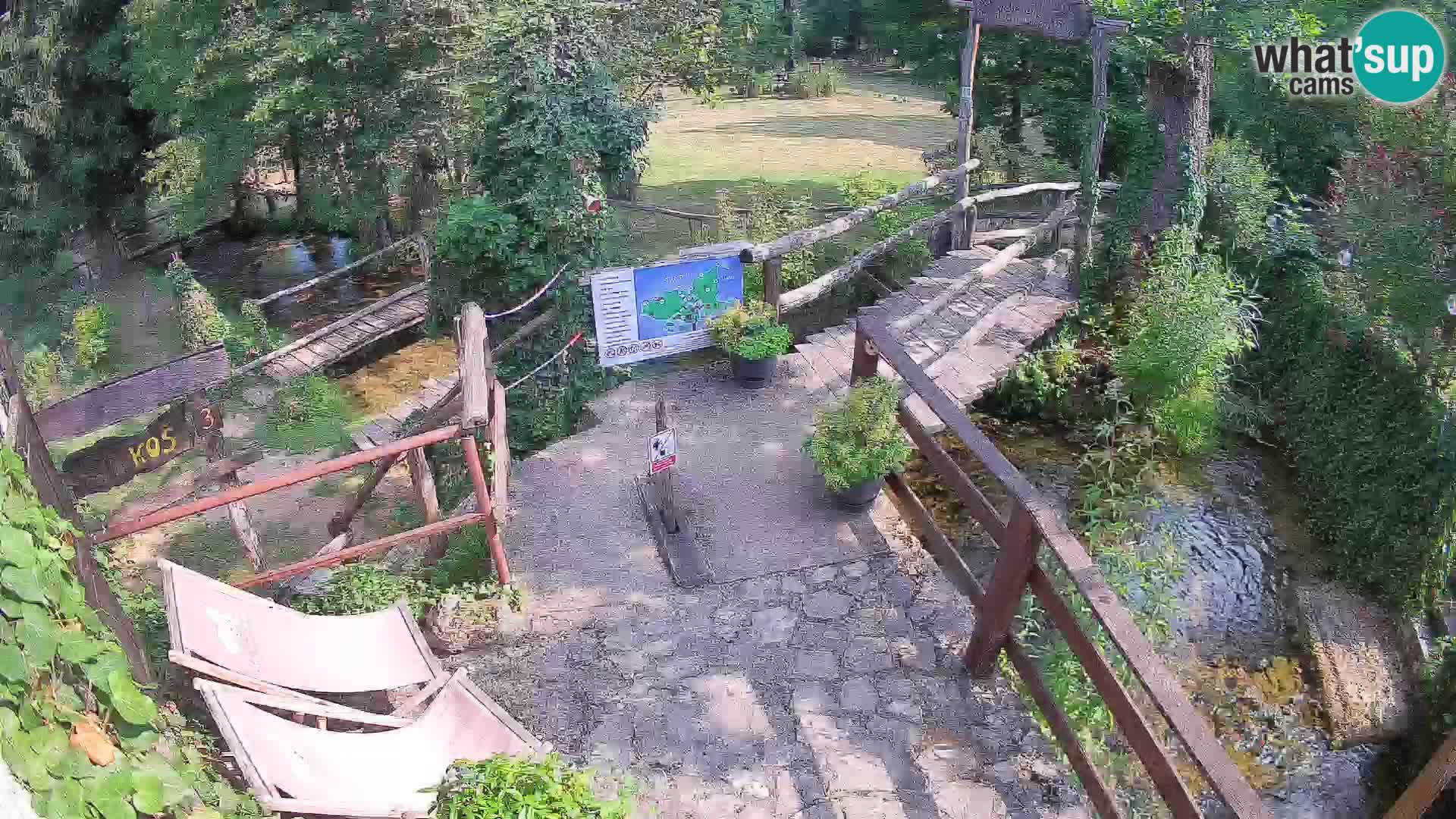 Jezera na reki Slunjčica v Rastokah