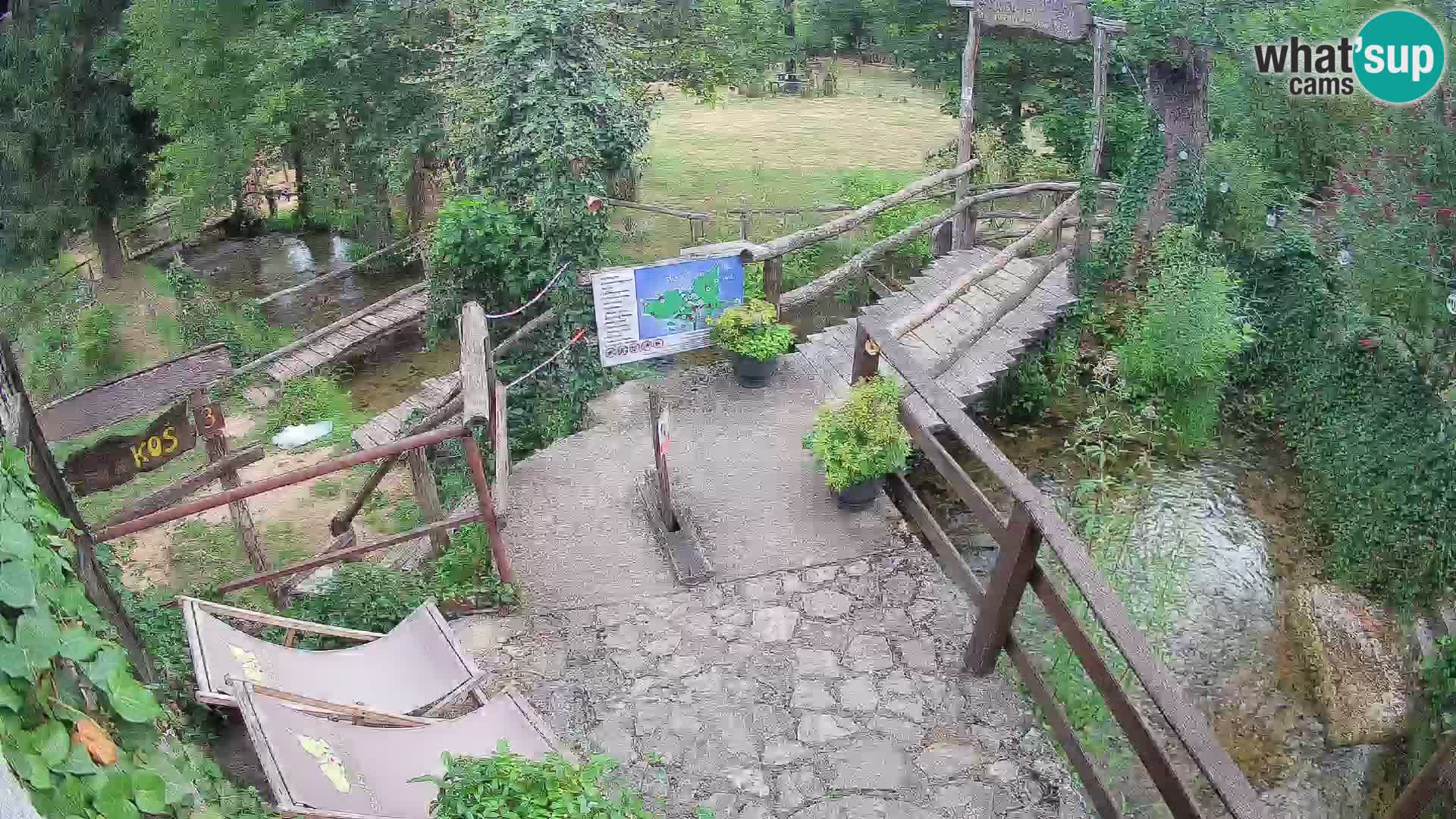 Jezera na reki Slunjčica v Rastokah