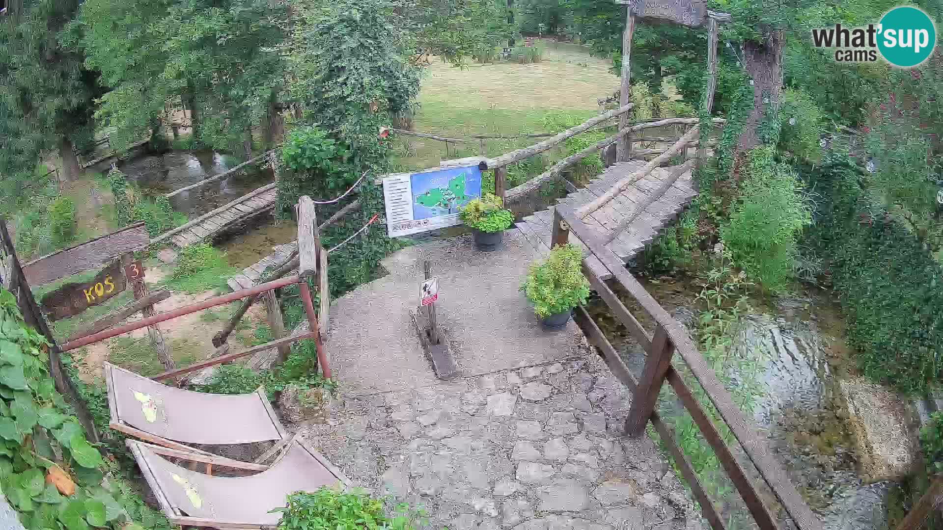 Jezera na reki Slunjčica v Rastokah