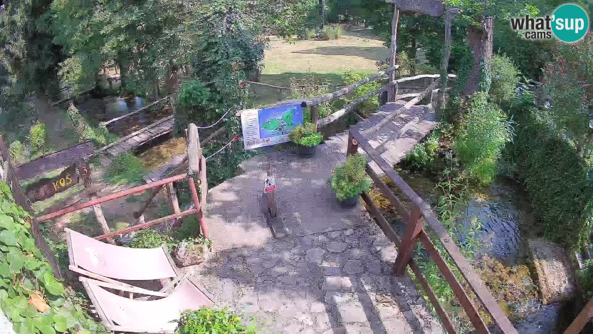 Jezera na reki Slunjčica v Rastokah