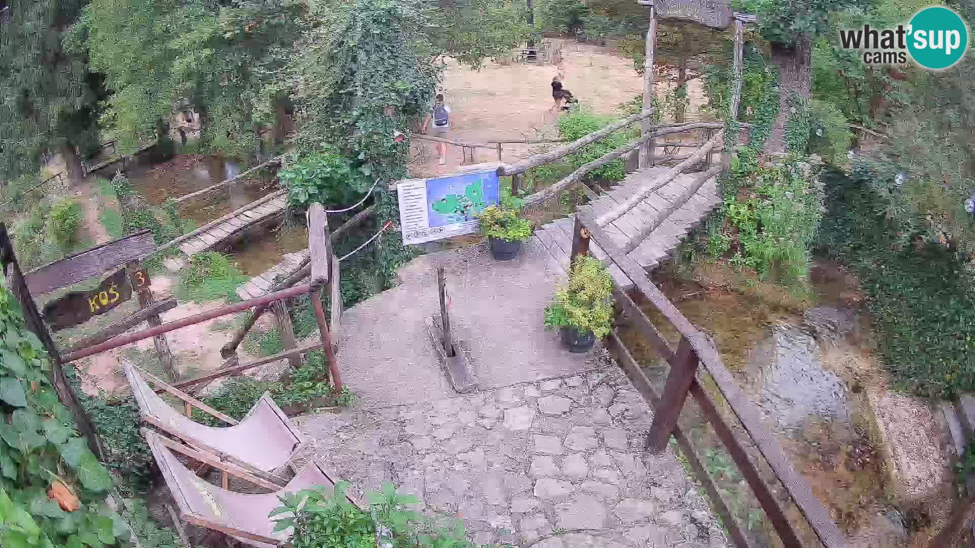 Seen auf dem Fluss Slunjčica in Rastoke