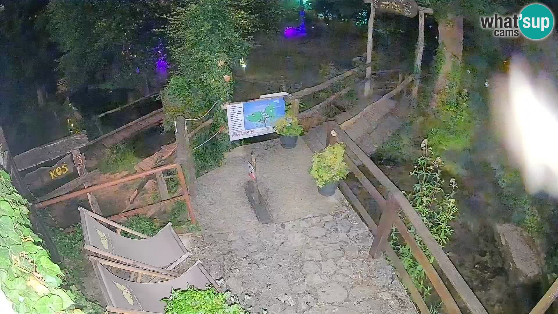 Jezera na reki Slunjčica v Rastokah