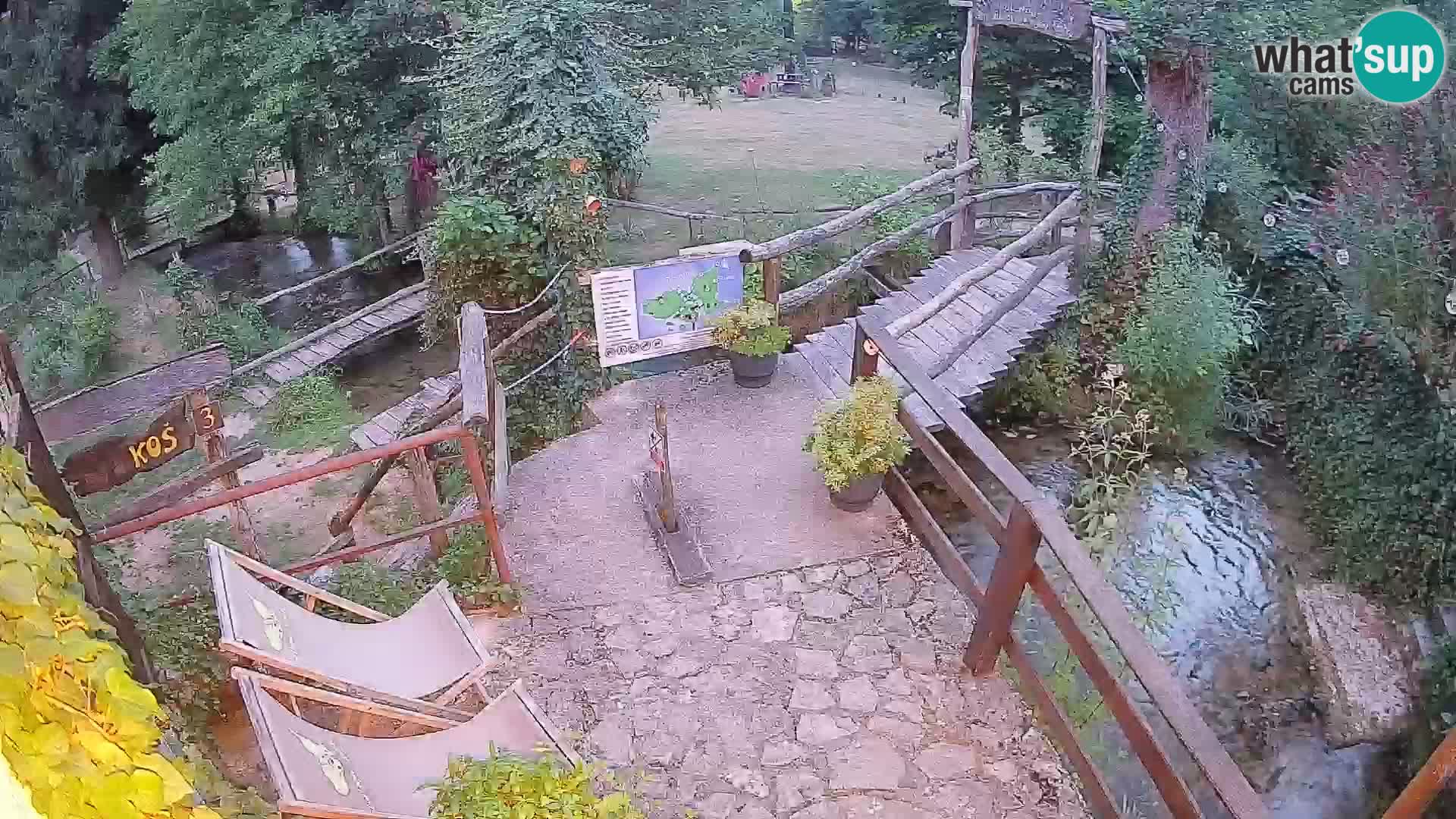 Jezera na reki Slunjčica v Rastokah