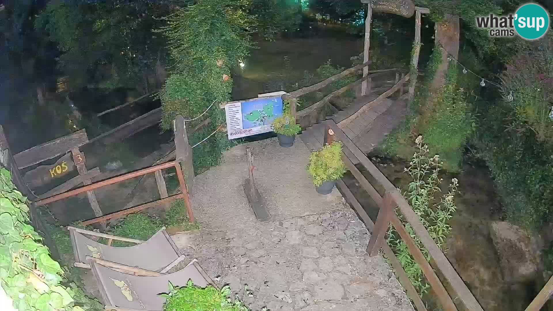 Jezera na reki Slunjčica v Rastokah