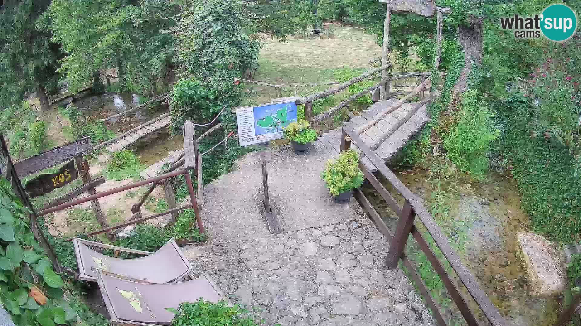 lagos en el río Slunjčica en Rastoke