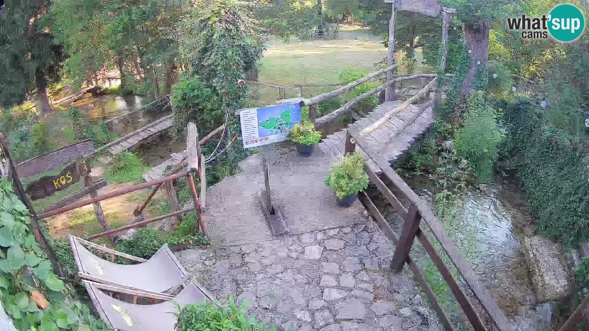 Jezera na rijeci Slunjčica u Rastokama