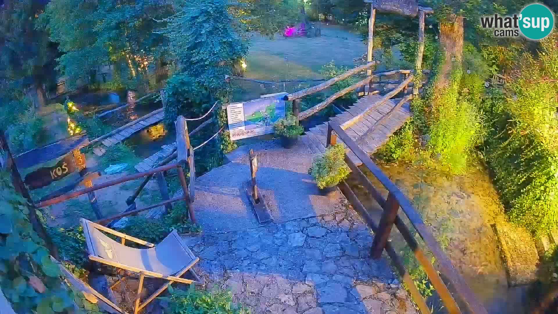 Jezera na reki Slunjčica v Rastokah