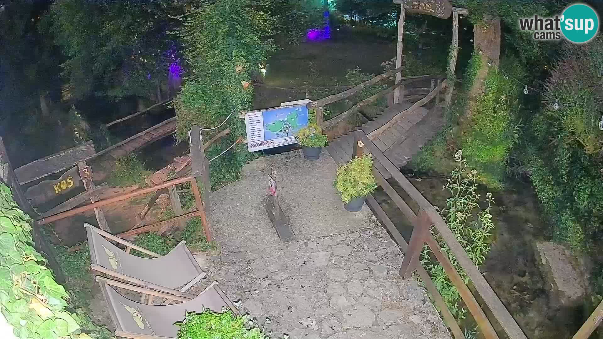 Jezera na reki Slunjčica v Rastokah