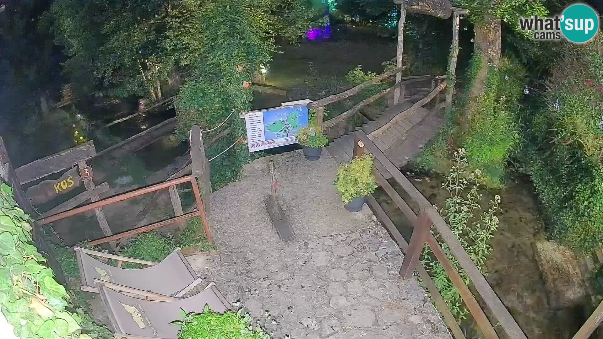 Jezera na reki Slunjčica v Rastokah