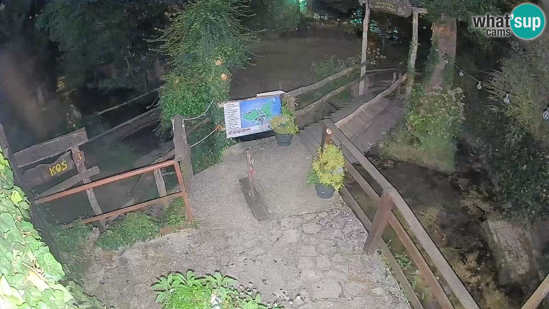Seen auf dem Fluss Slunjčica in Rastoke