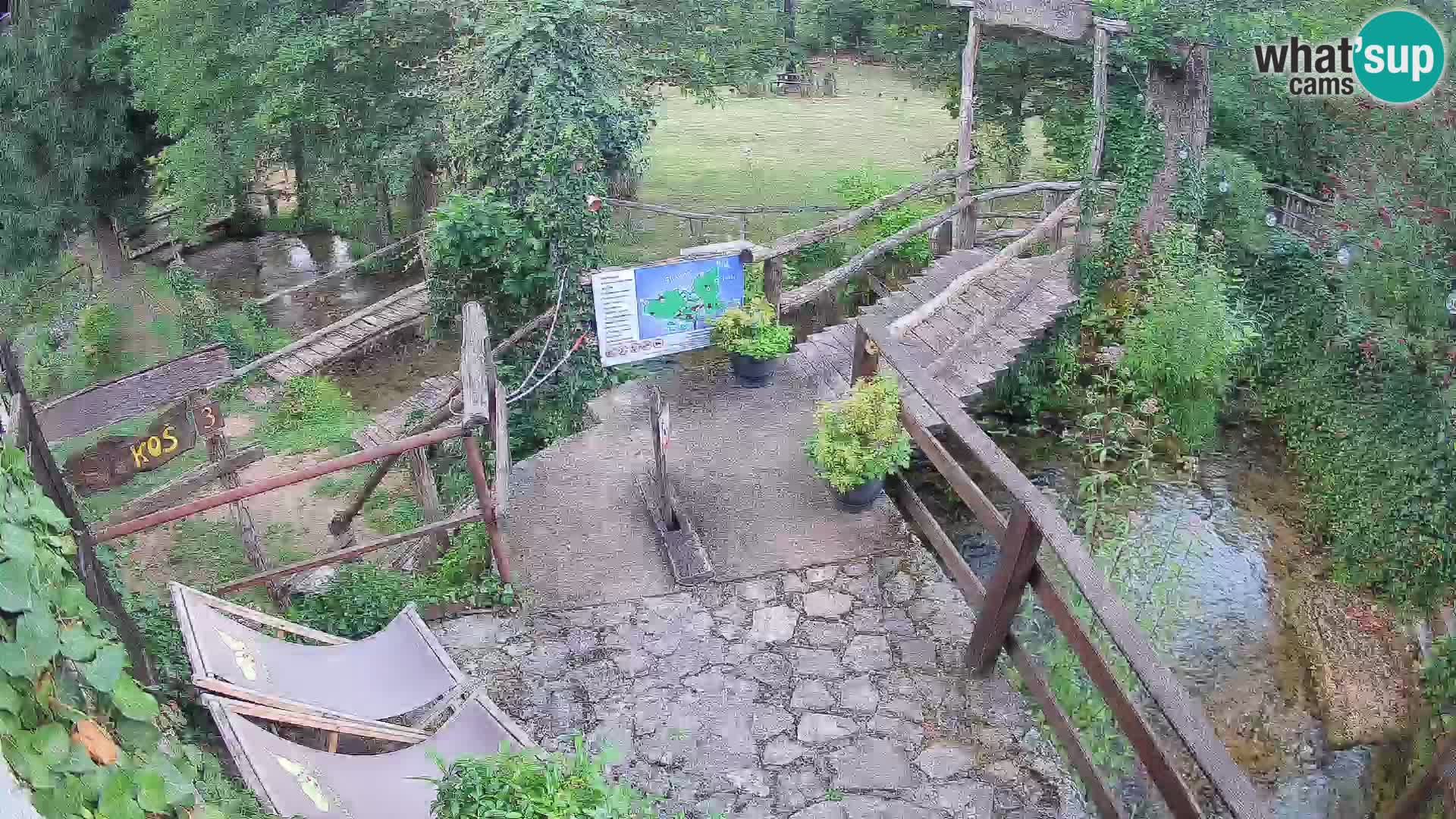 Lacs sur la rivière Slunjčica dans Rastoke