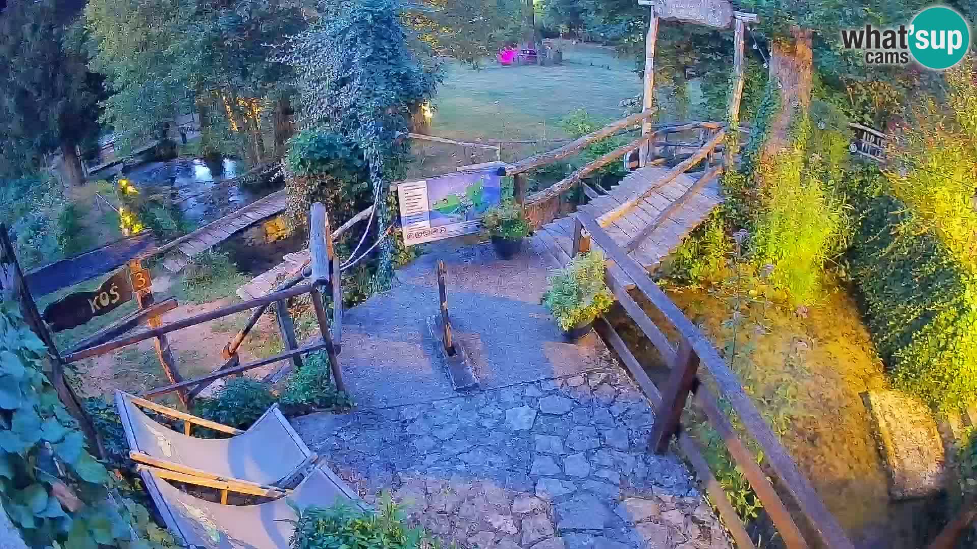 Jezera na reki Slunjčica v Rastokah