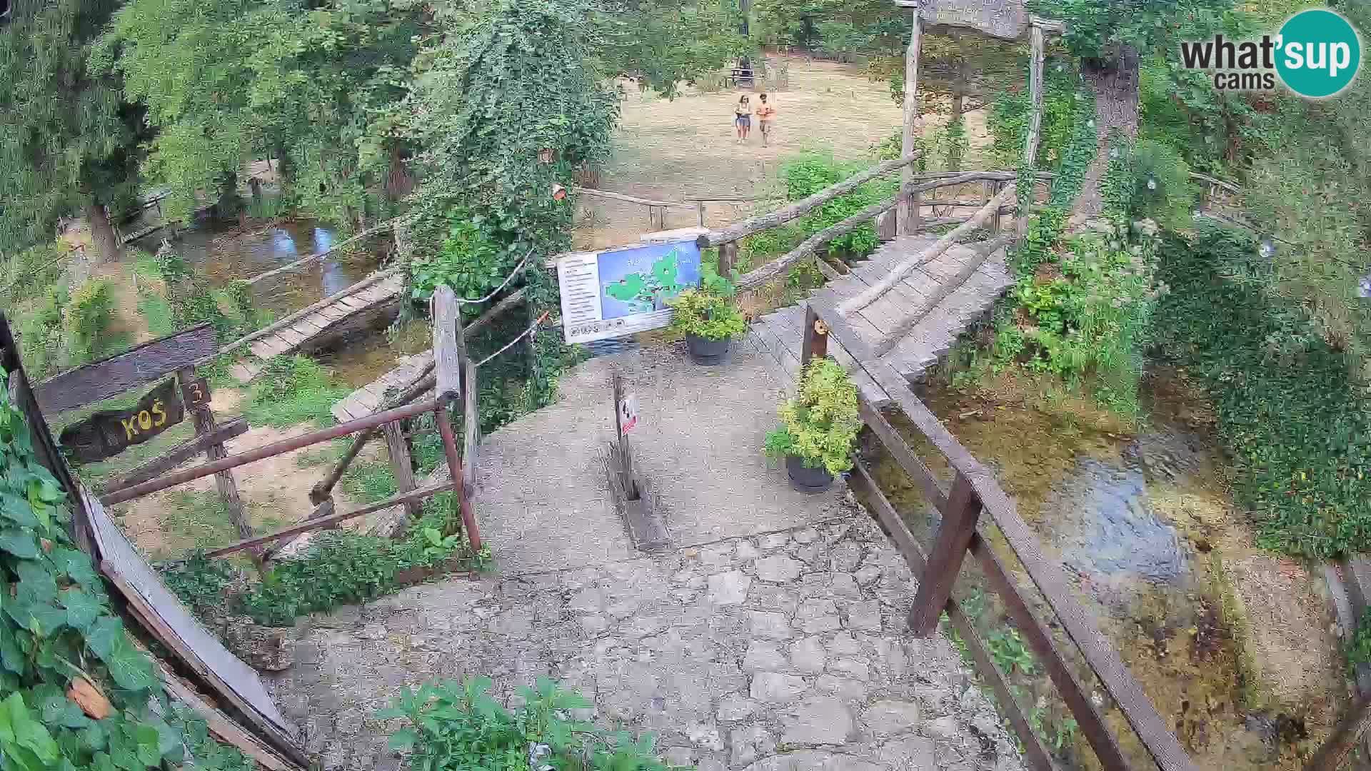 Lacs sur la rivière Slunjčica dans Rastoke