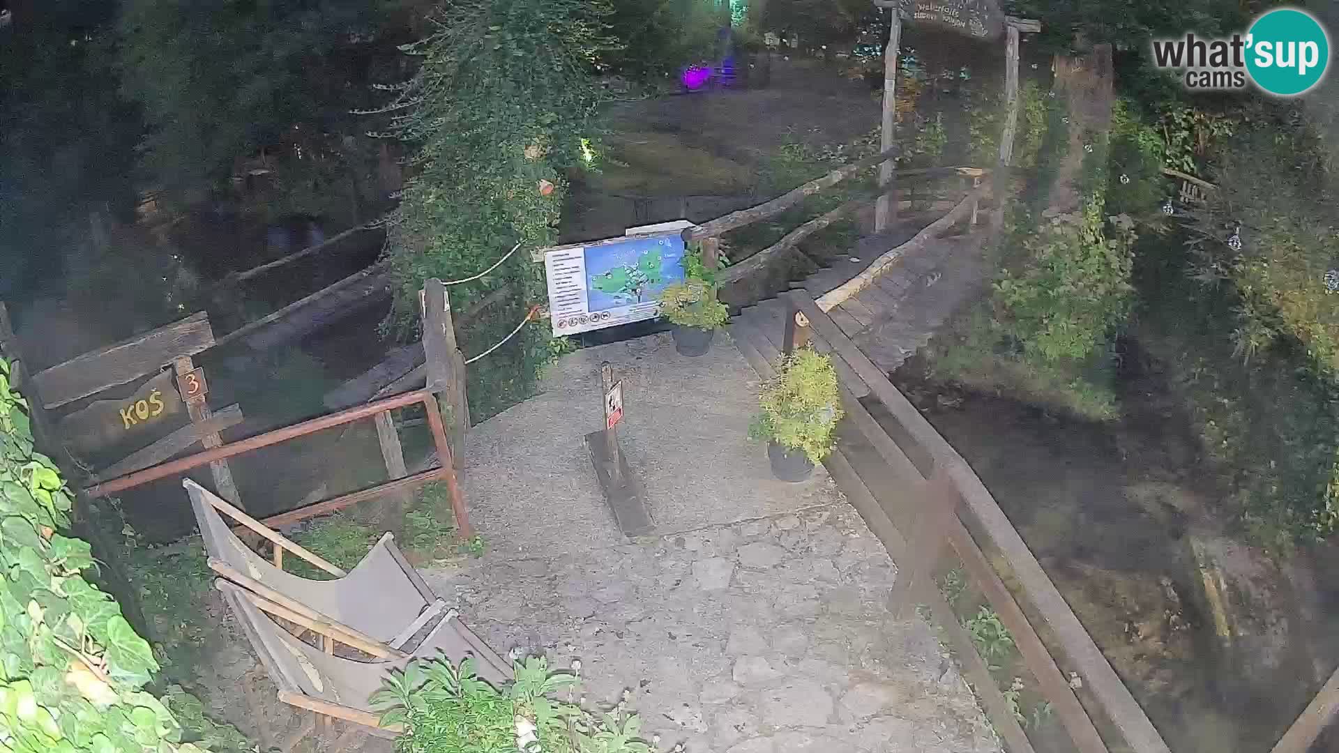 Jezera na reki Slunjčica v Rastokah