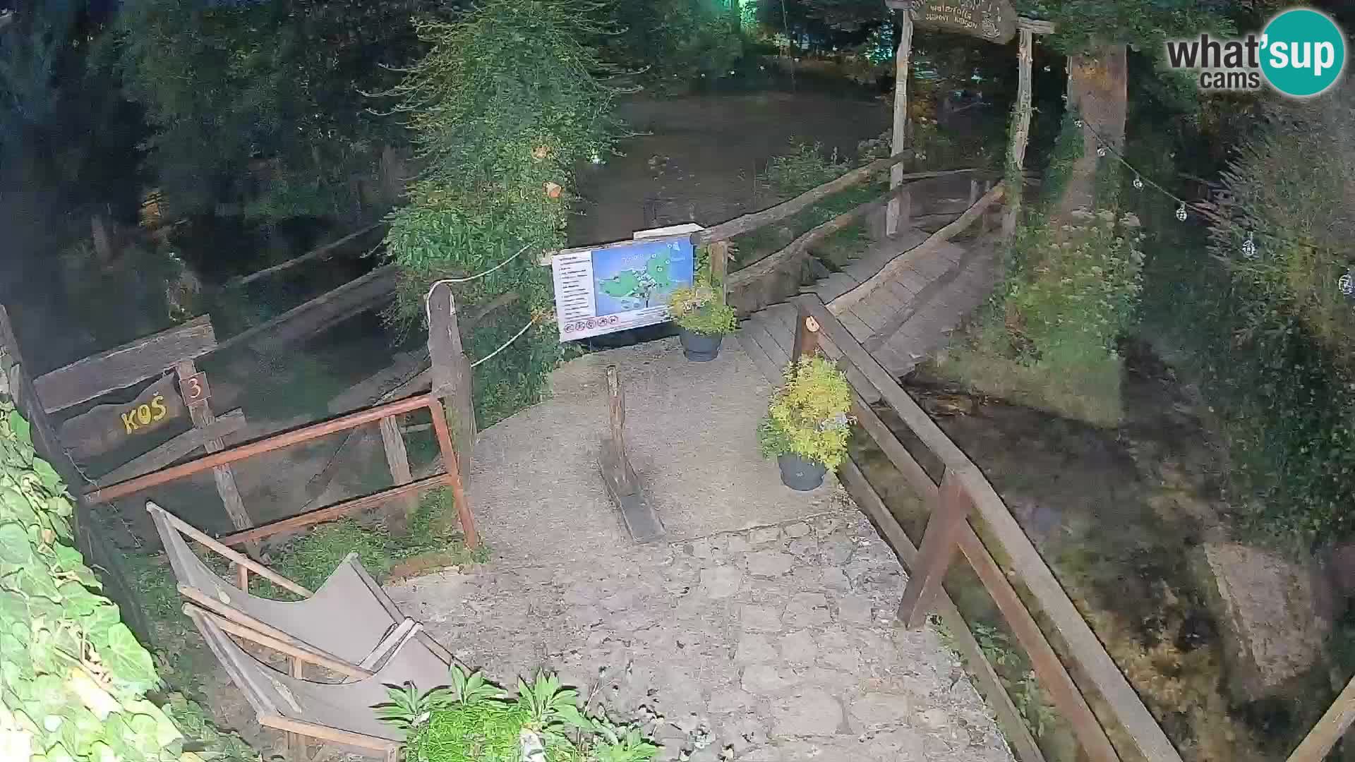 Seen auf dem Fluss Slunjčica in Rastoke