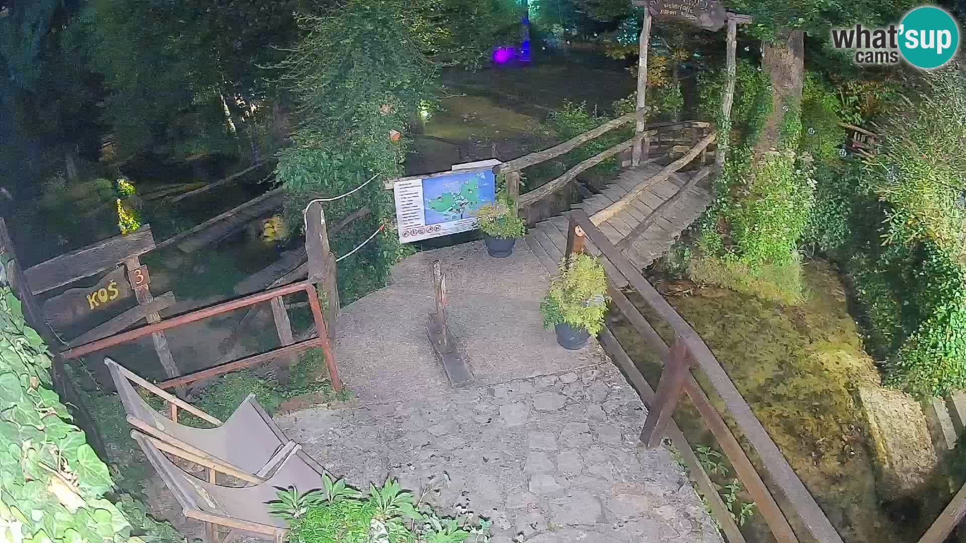Seen auf dem Fluss Slunjčica in Rastoke