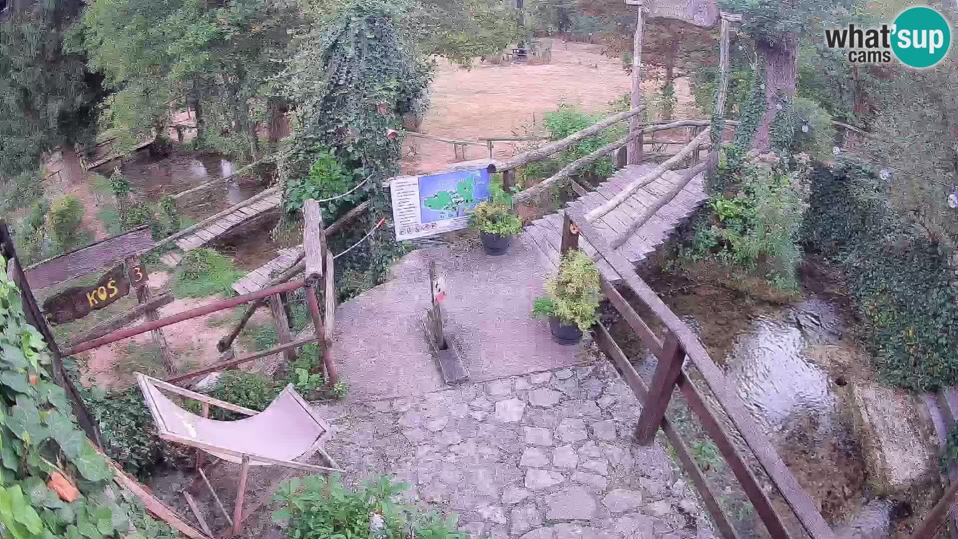 Seen auf dem Fluss Slunjčica in Rastoke