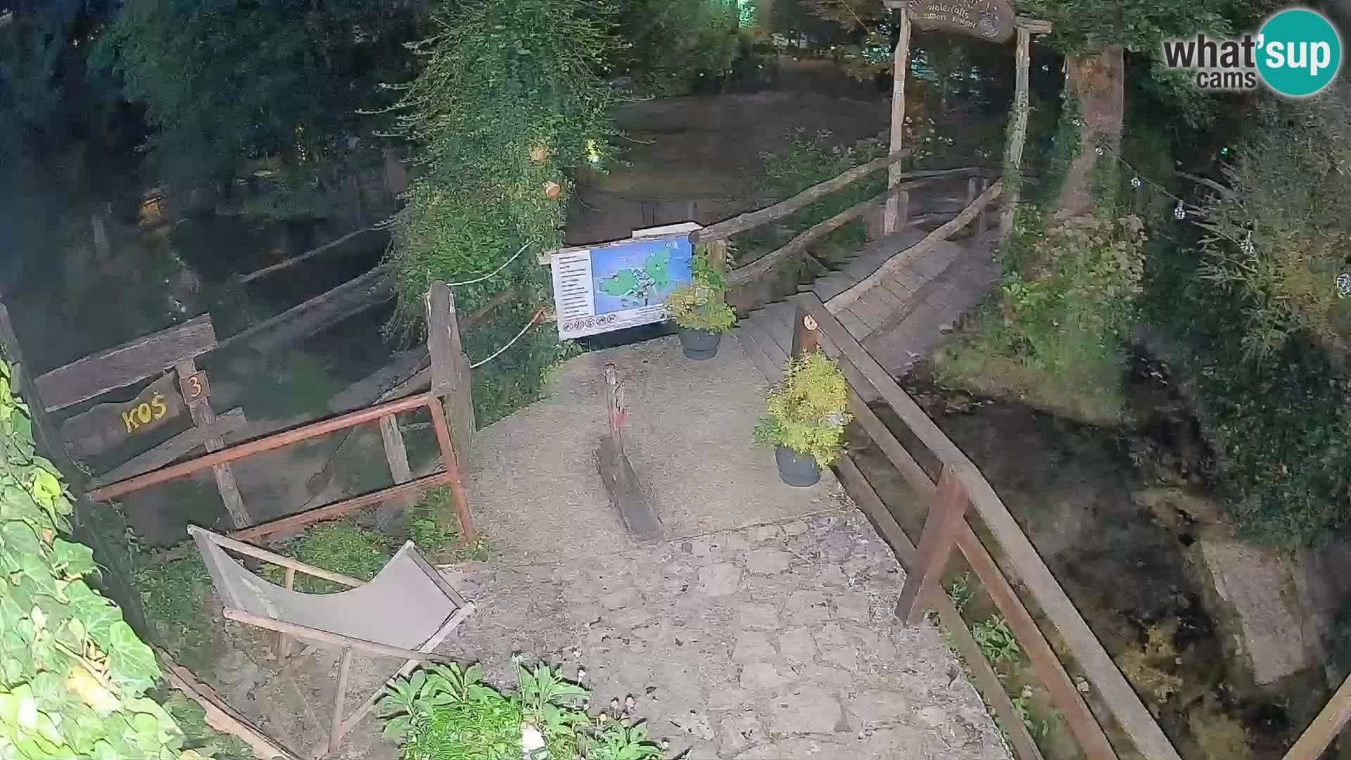 Seen auf dem Fluss Slunjčica in Rastoke