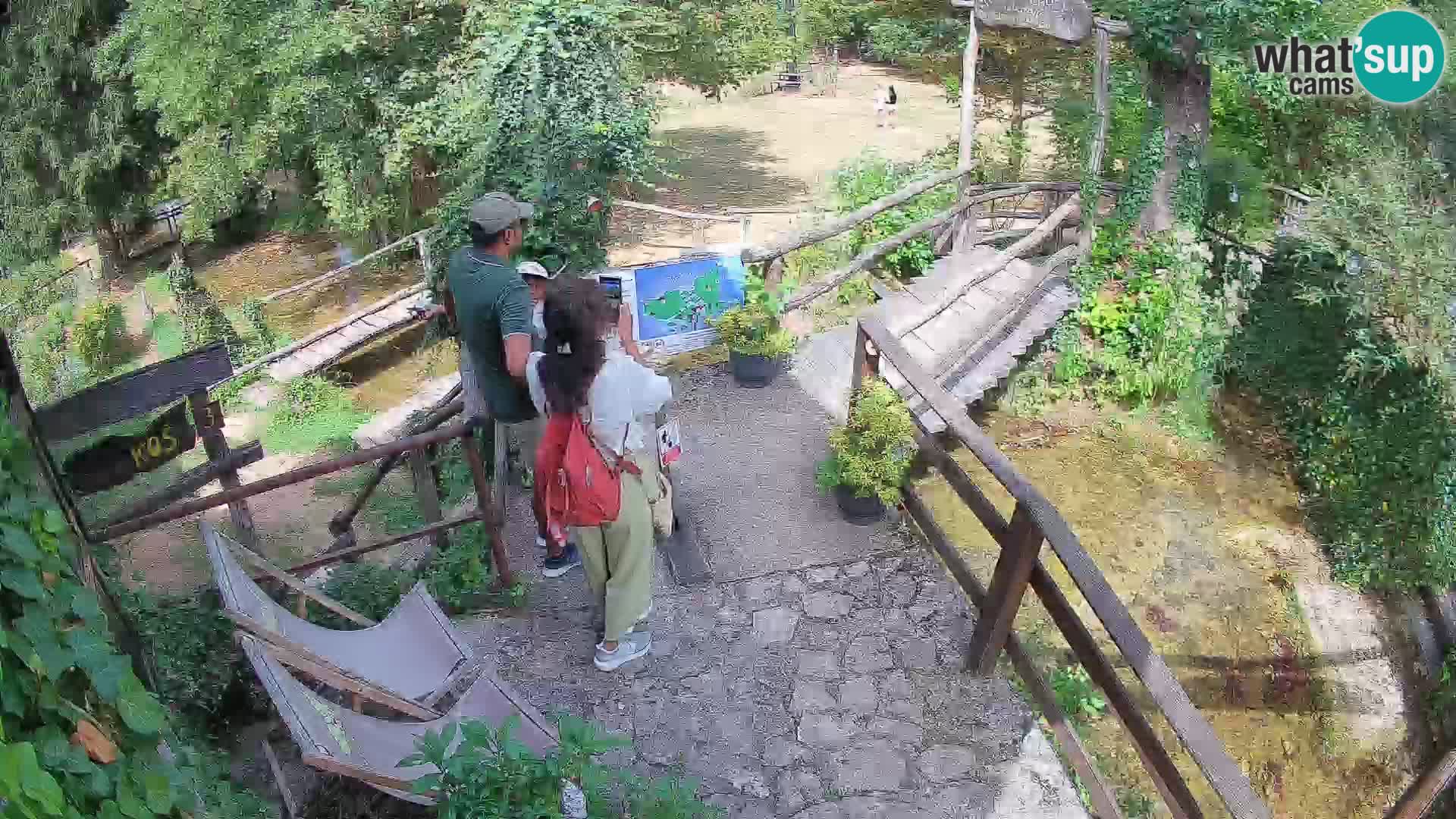 Seen auf dem Fluss Slunjčica in Rastoke
