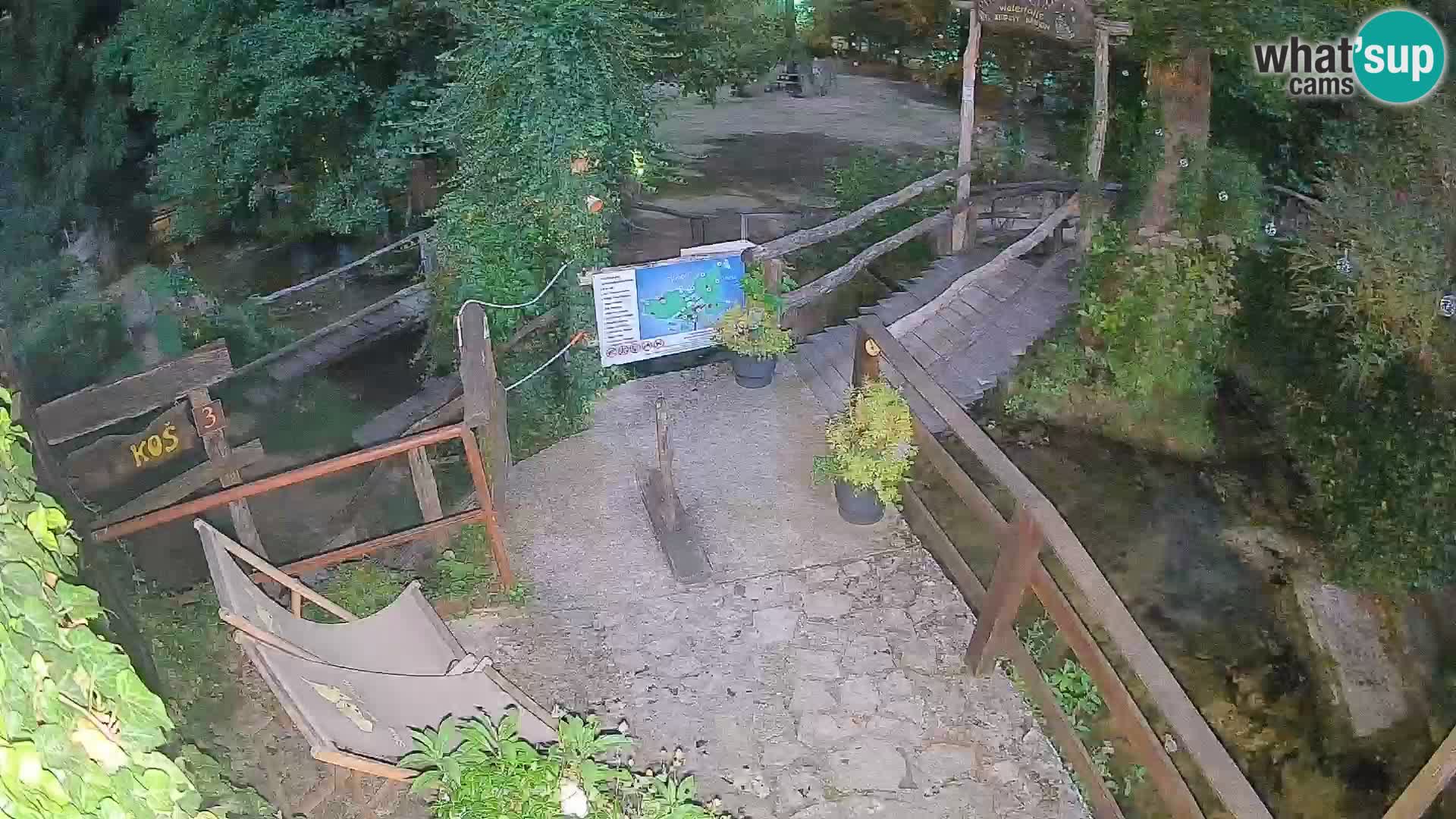 Jezera na reki Slunjčica v Rastokah