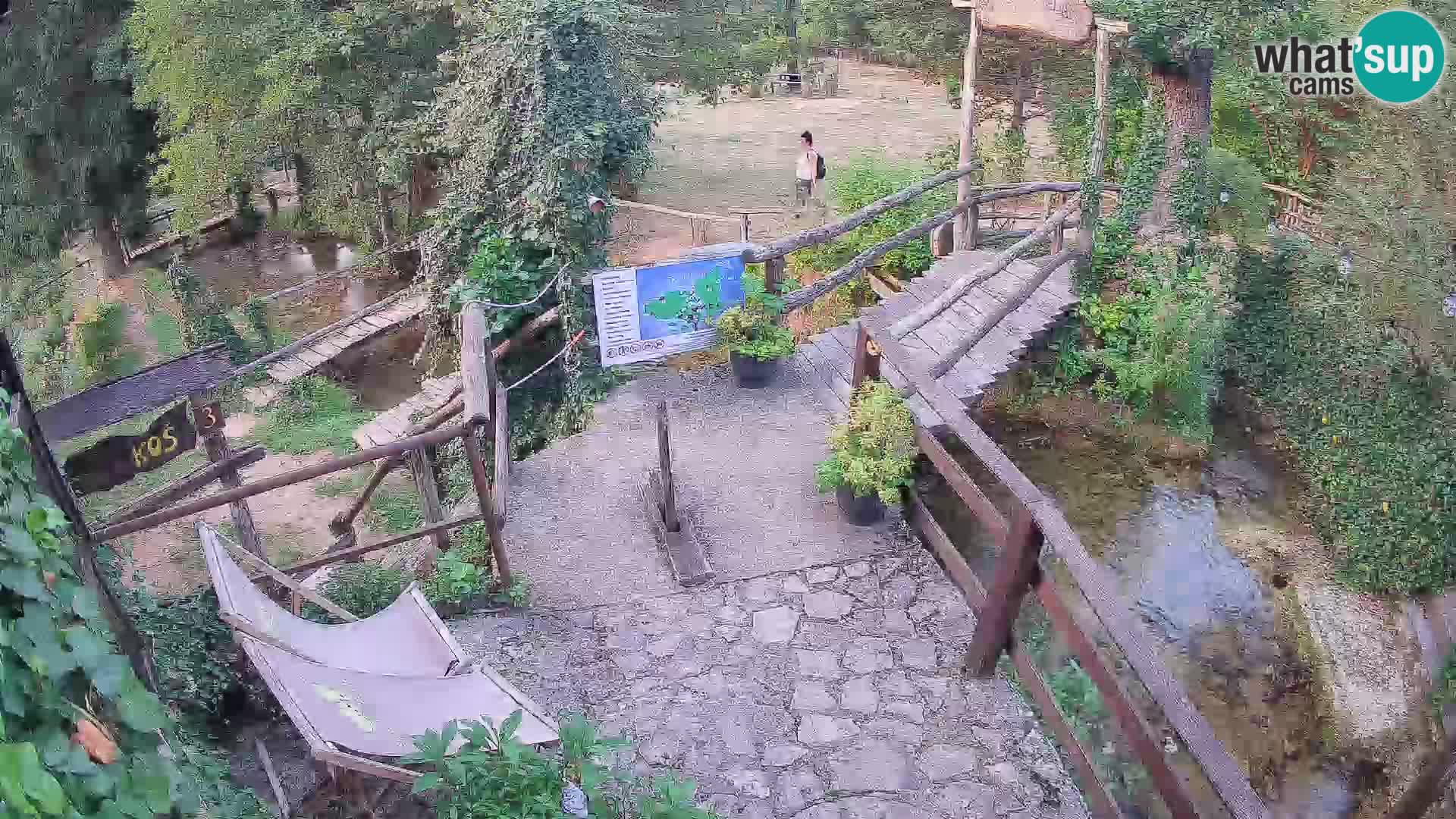 lagos en el río Slunjčica en Rastoke