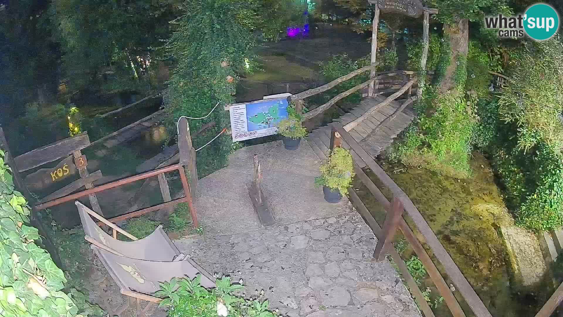 Jezera na reki Slunjčica v Rastokah