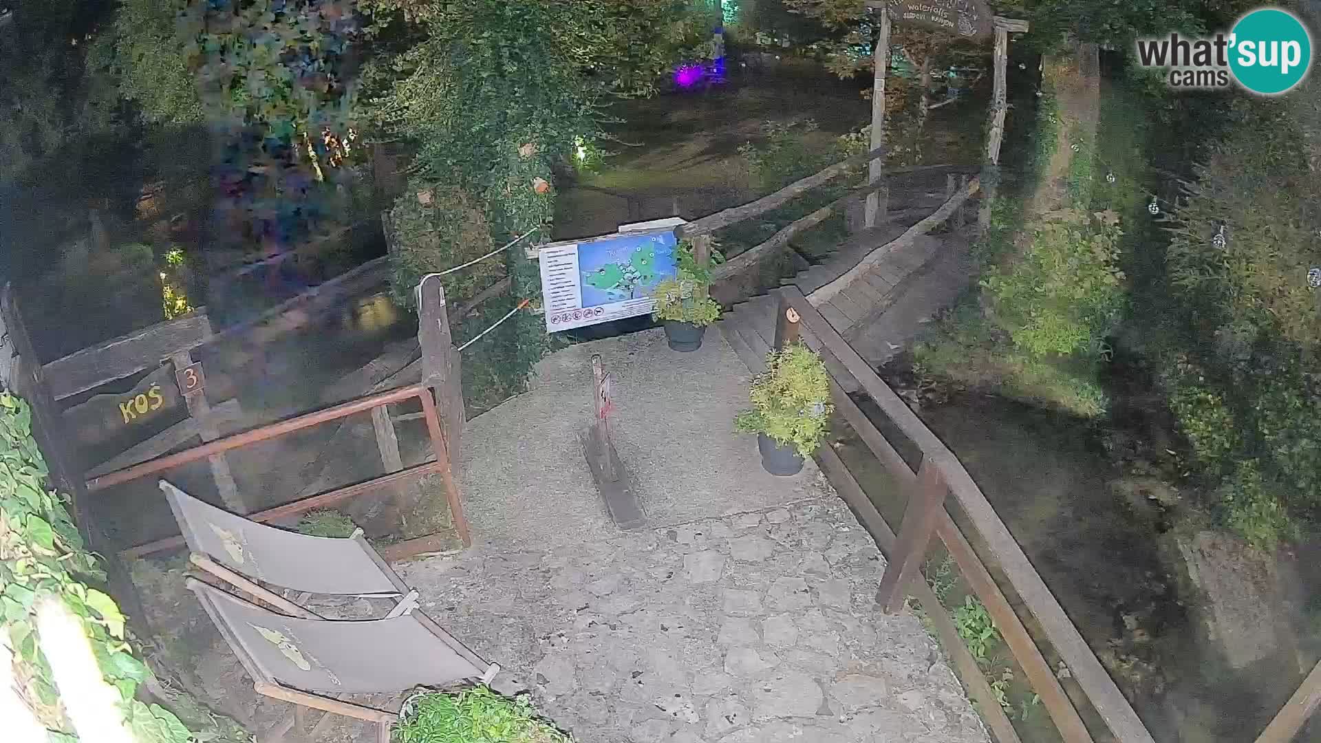 Jezera na reki Slunjčica v Rastokah