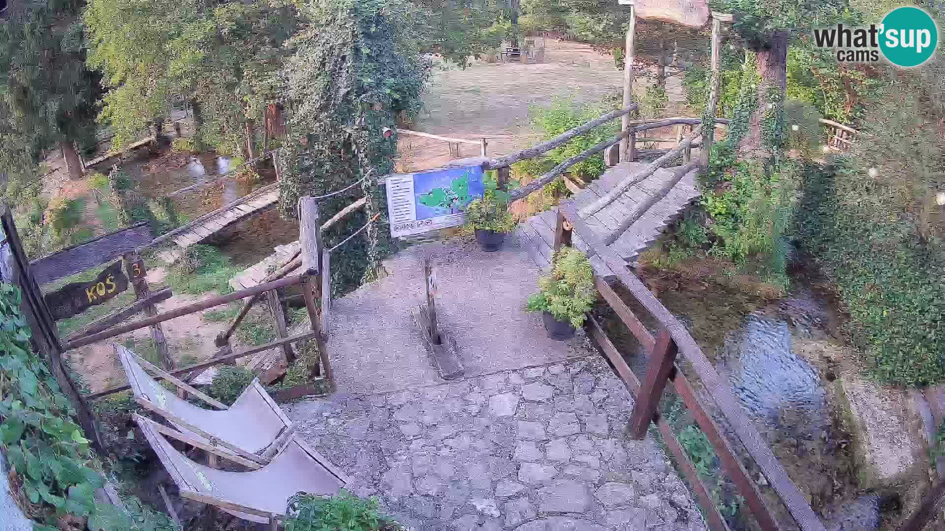 lagos en el río Slunjčica en Rastoke