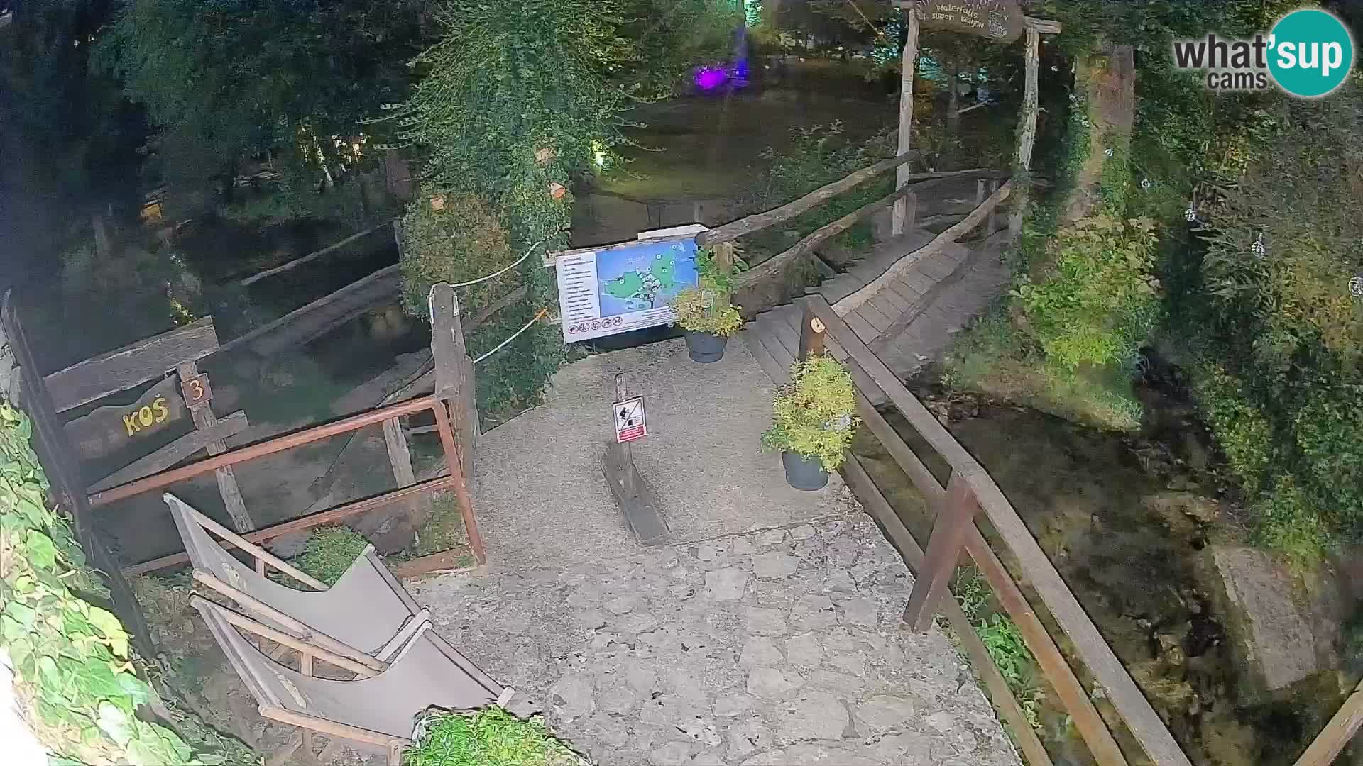 lagos en el río Slunjčica en Rastoke