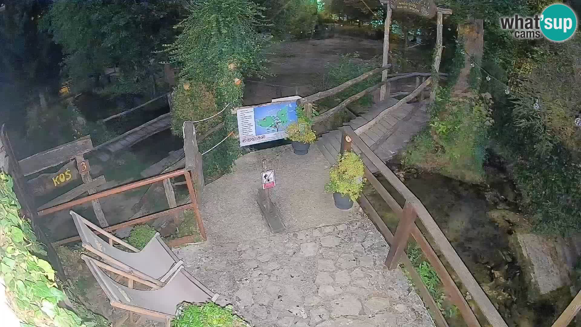 lagos en el río Slunjčica en Rastoke