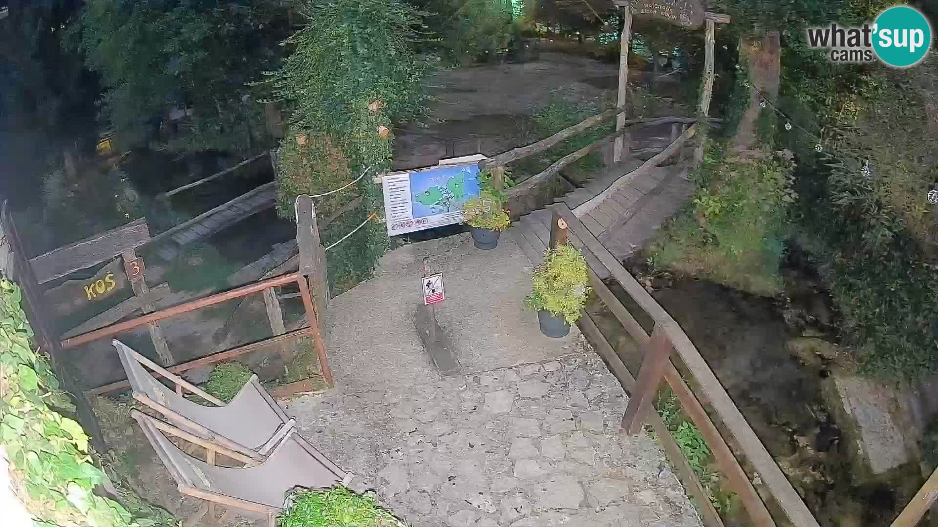 Jezera na reki Slunjčica v Rastokah