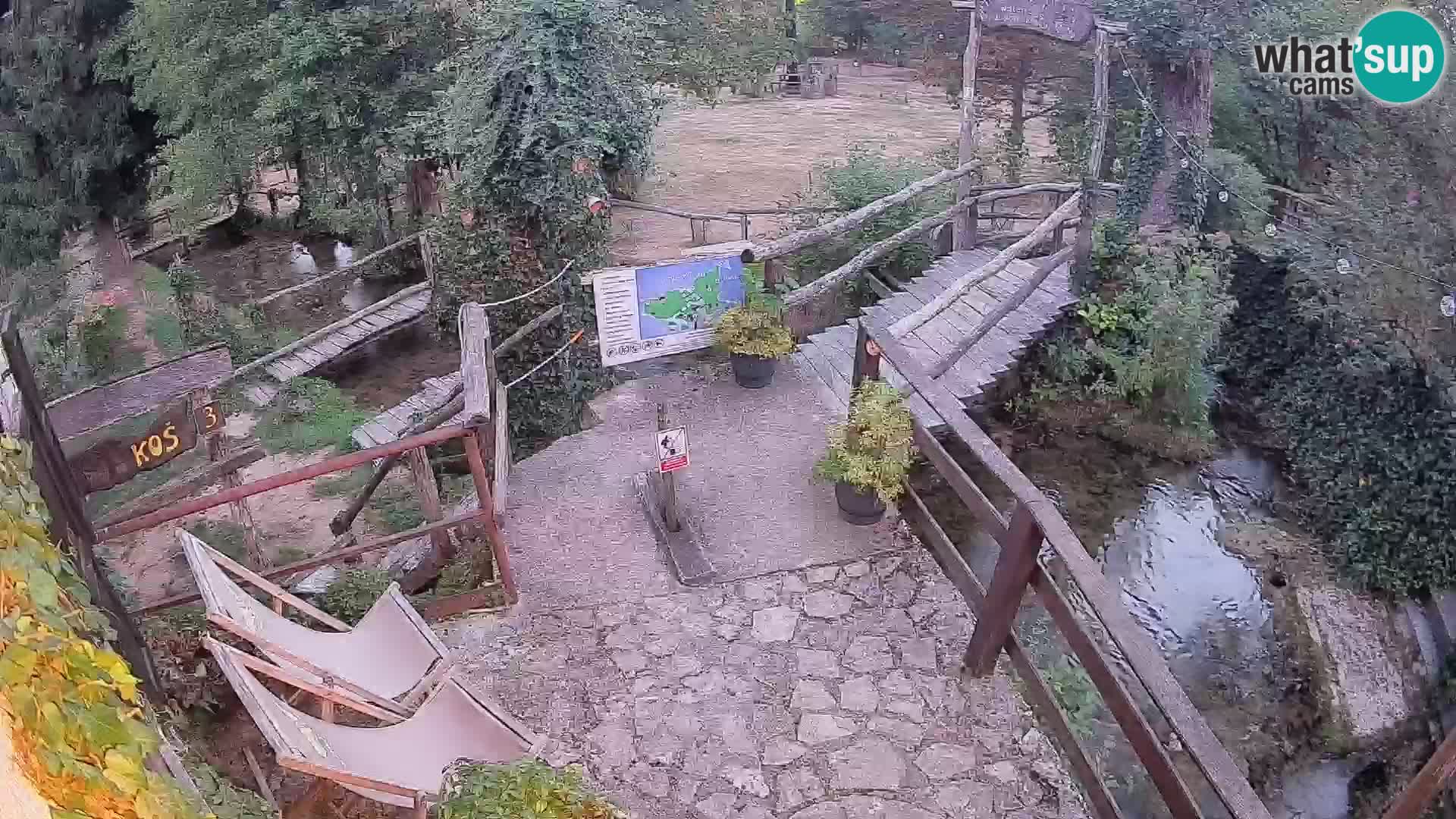 Jezera na reki Slunjčica v Rastokah