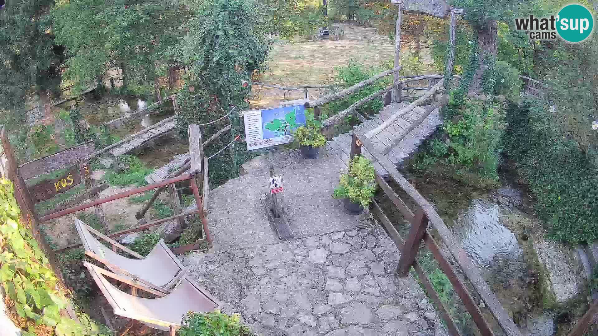 Jezera na reki Slunjčica v Rastokah