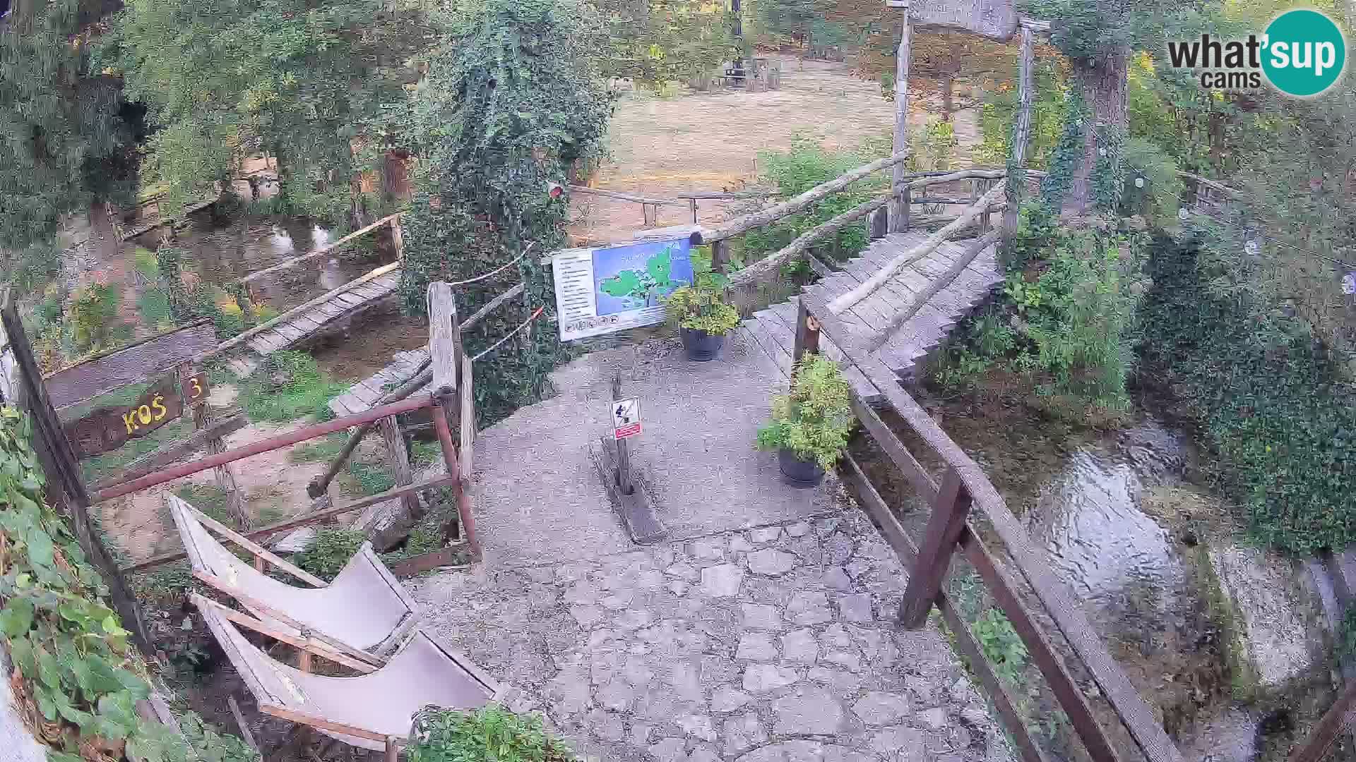 Jezera na reki Slunjčica v Rastokah