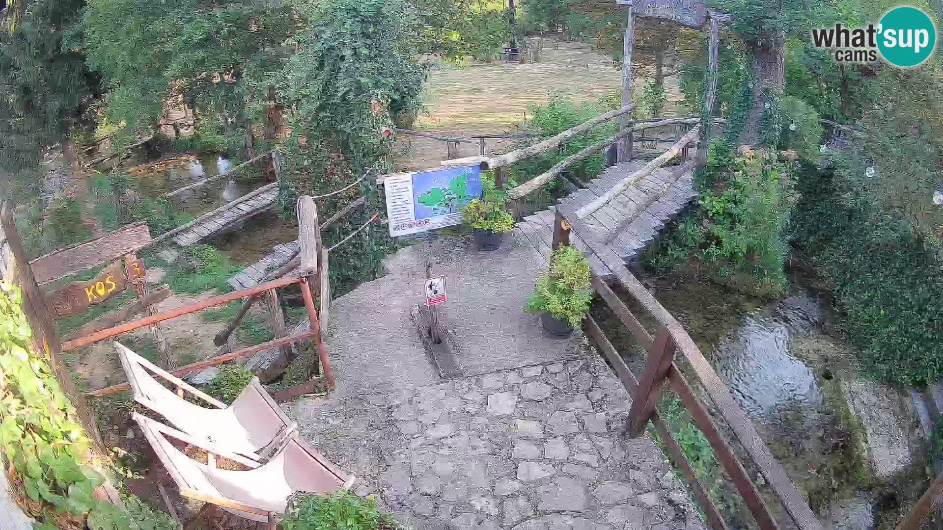 Jezera na reki Slunjčica v Rastokah