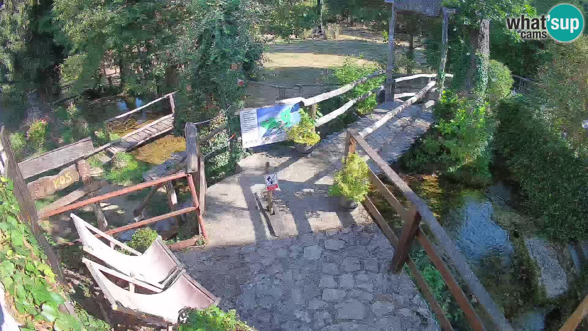 Seen auf dem Fluss Slunjčica in Rastoke